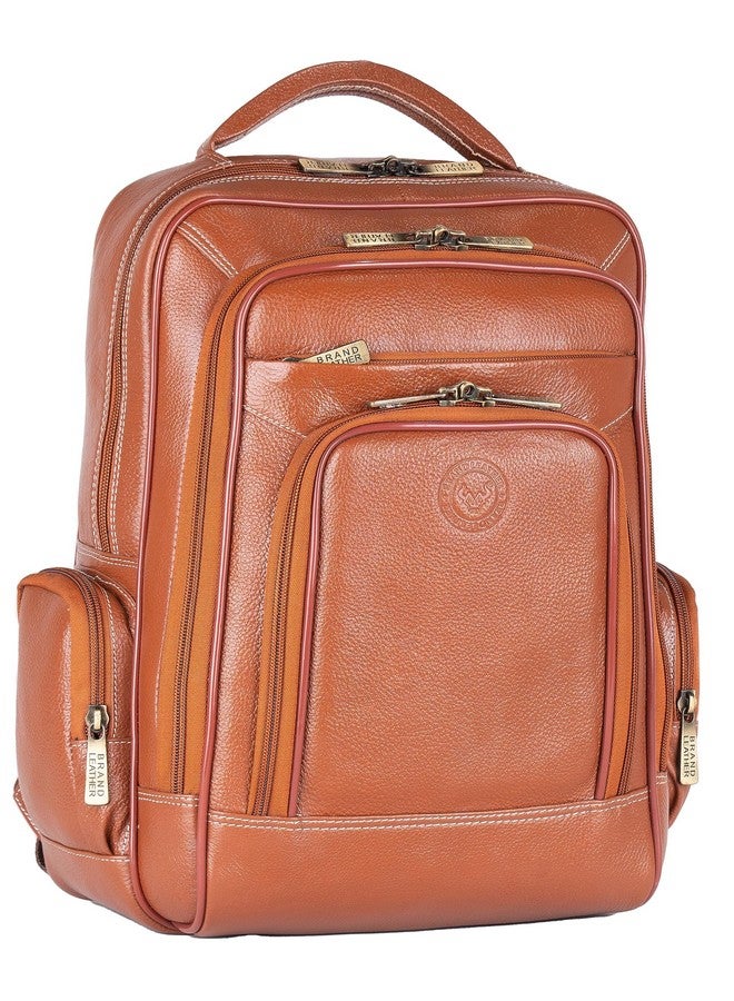Brand Leather حقيبة ظهر جلدية أصلية سعة 35 لتر من علامة BRAND LEATHER، متنوعة - Image 1