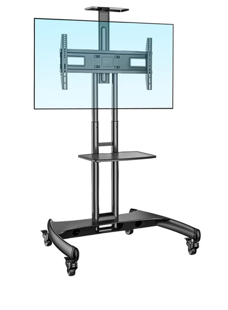 Mobile TV Stand With Lockable Wheels - Image 1