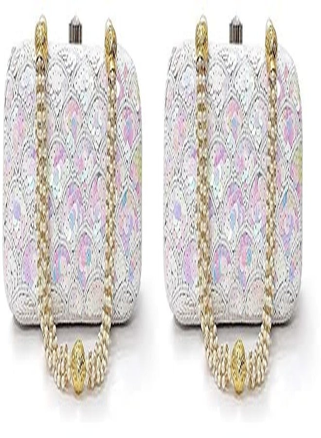 حقيبة يد نسائية متعددة الاستخدامات مزينة بالترتر من دوقة (عبوة من قطعتين)