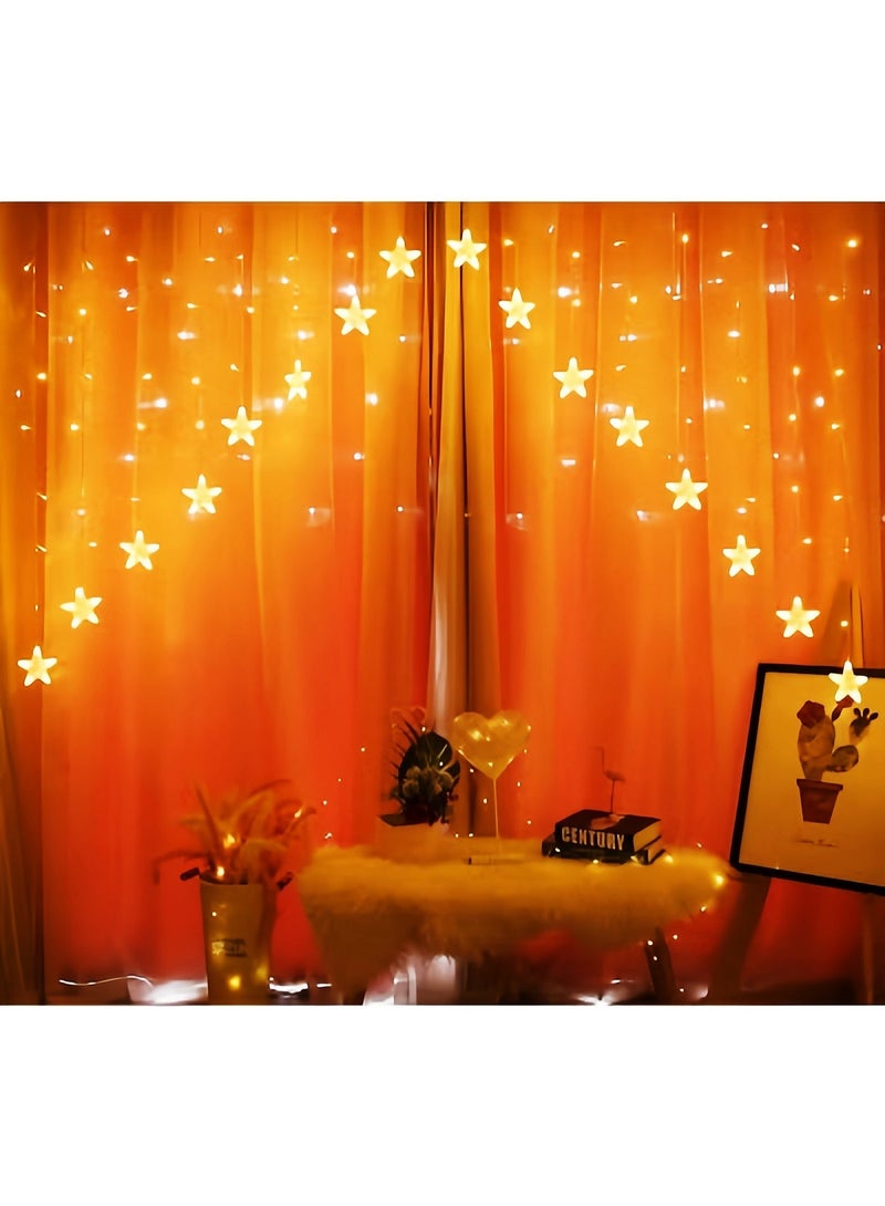 Warm White Curtain-Style Lights - Image 1
