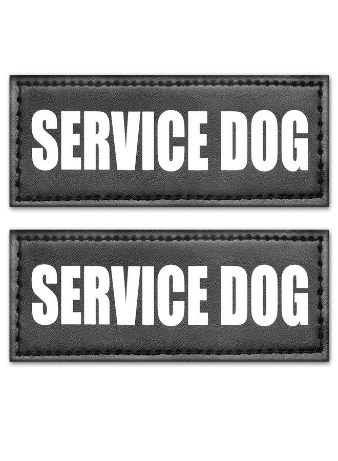 WINSEE Service Dog Patches for Service Vest Dog Harness(2 Pack, M) - Image 1