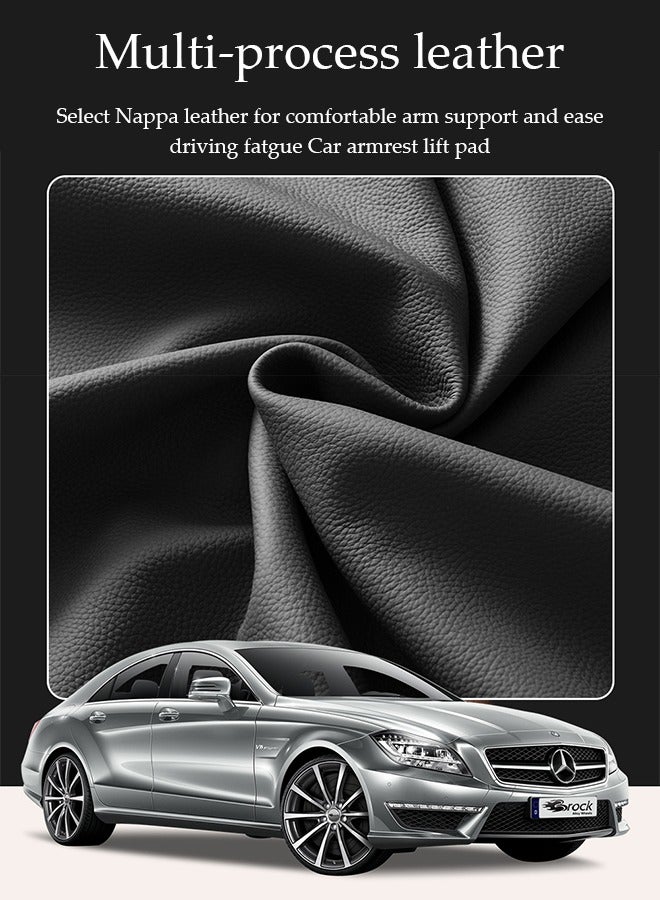 DUNISO Car Center Console Armrest Pillow, Waterproof Car Armrest Cover, Multifunctional Car Armrest Pad, With Phone Holder Storage Bag, Wear-Resistant And Stain Resistant, Suitable For Most Cars，Black  - Image 5