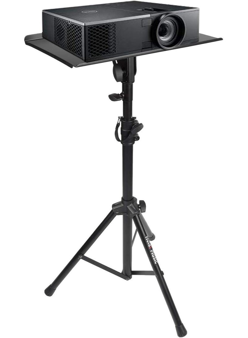 ELTRAZONE HPS-290B Professional Tripod Projector Mixer Stand – Adjustable Height, Lightweight, and Portable (Black) - Image 1