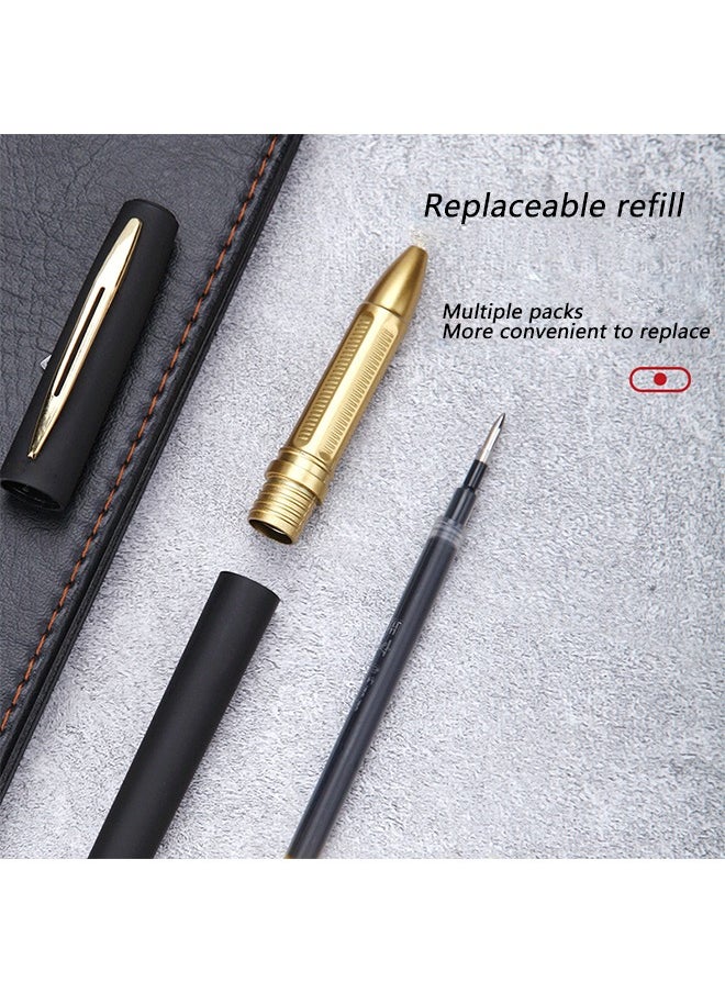 Uniball 6-Piece Liquid Ink Pen Set Office Signature Pen 0.5mm Nib Large Capacity Neutral Suitable for Office Students Exams Black  - Image 5