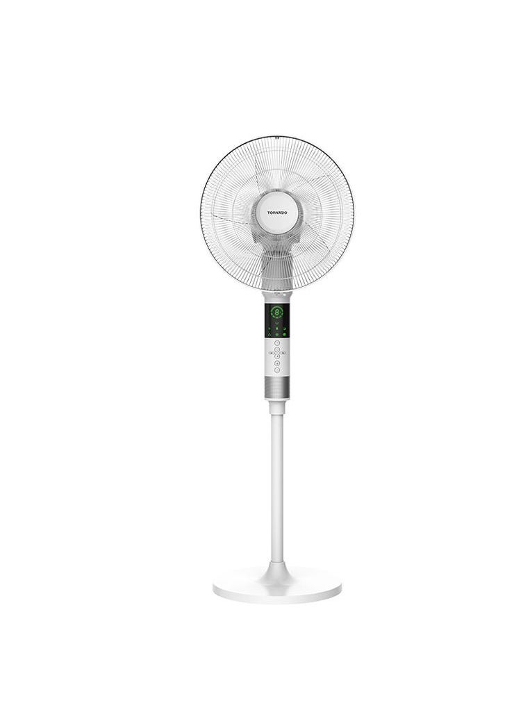 تورنيدو - مروحة استاند تورنيدو 16 بوصة ، 5 ريشة ، ريموت ، أبيض EFS-360/903GW - Image 1