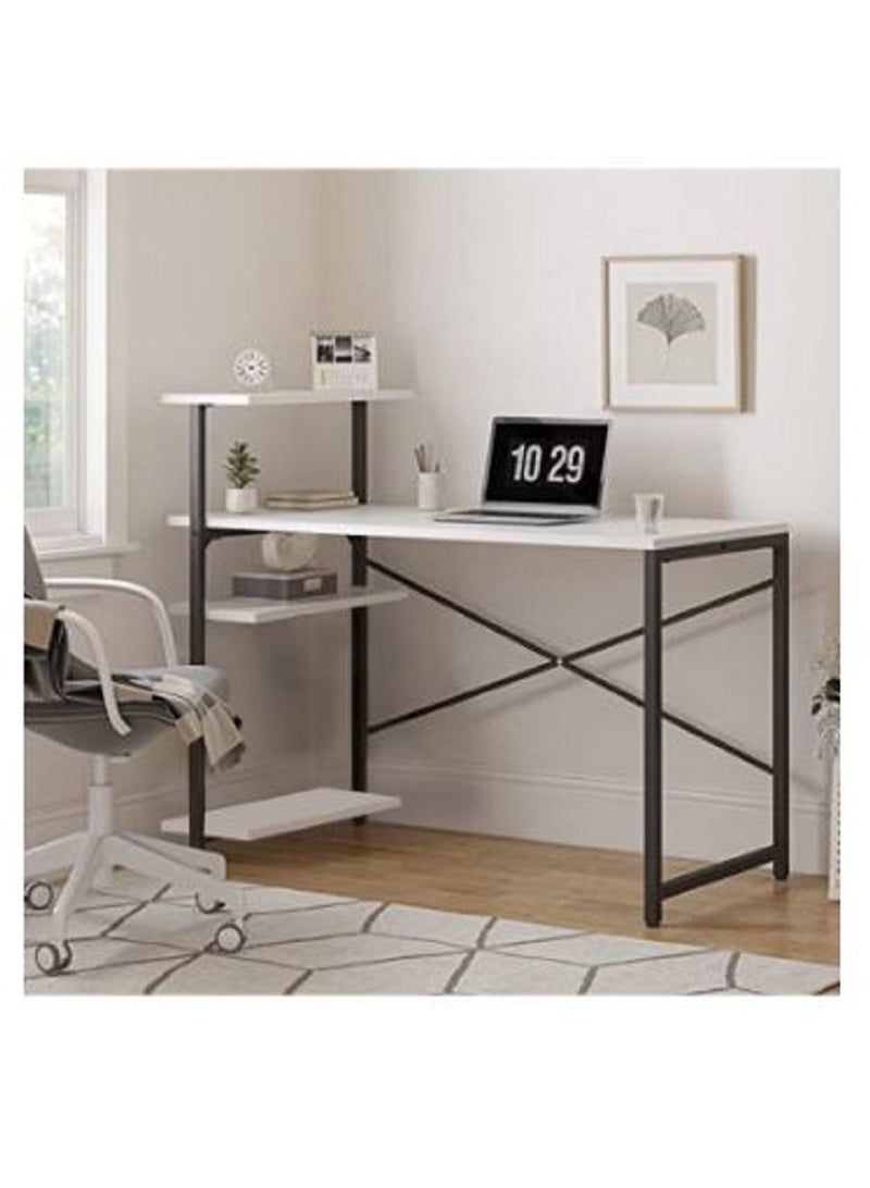 AGD Computer desk with side shelves for storage - Image 2