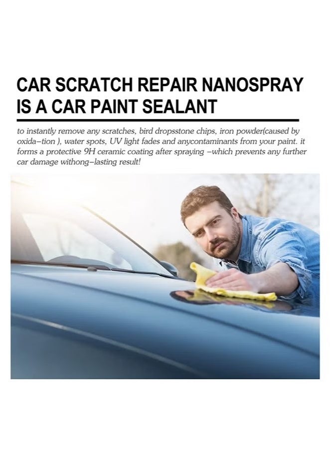 RAYHONG Nano Spray for Car Scratch Repair, High Protection Three in One, Car Scratch Nano Repair Spray, Car Coating Fast Wax Polishing Spray, Remove Dirt and Grease Easily - 120ML - Image 5
