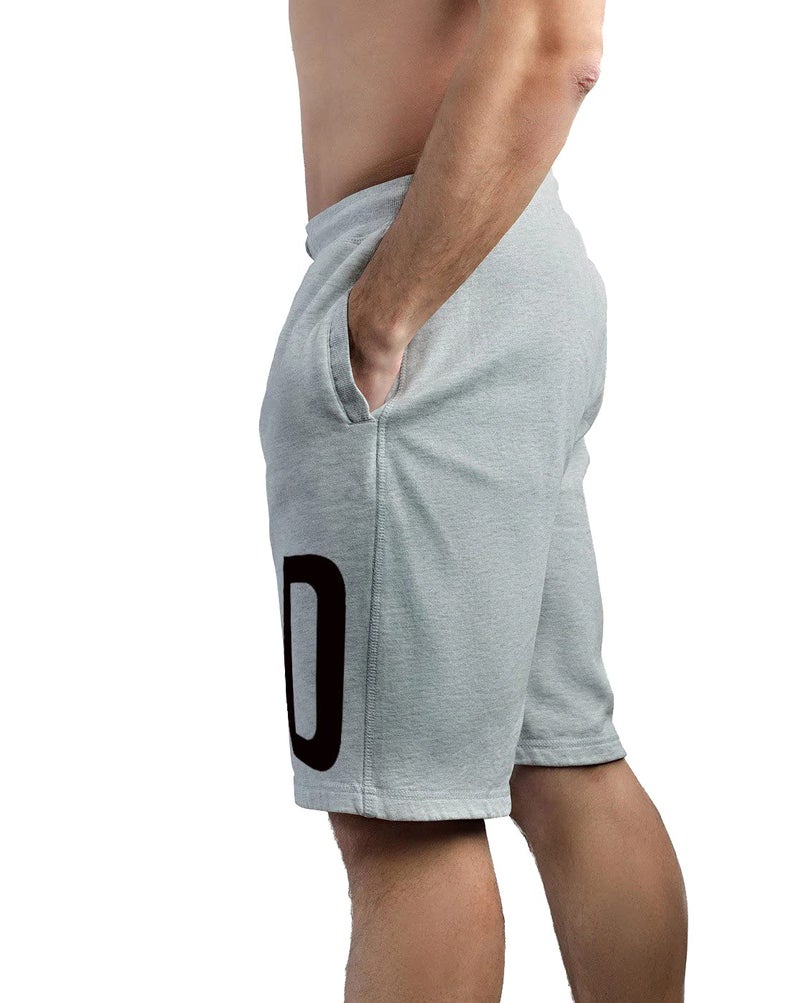 hotfits Men's Grey Cotton Gym Regular Shorts-Hard-XL - Image 2