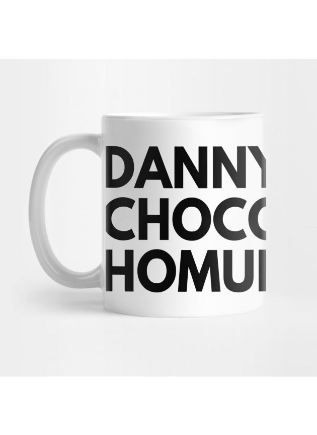 Pixxa - Danny Dyer's Chocolate Homunculus Peep Show Band Name Mug Glass - Image 1
