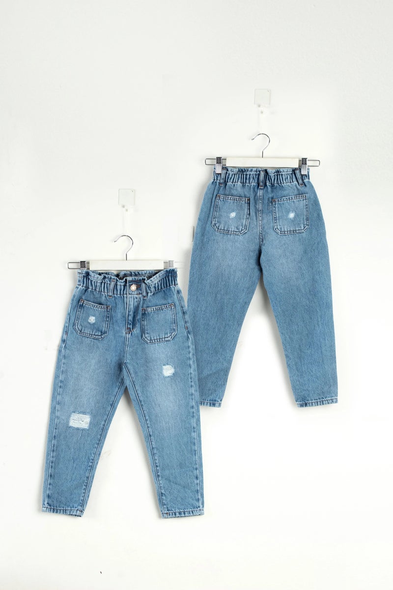 سولانج جينز مريح ممزق