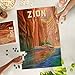 Lantern Press Zion Narrows 1000Piece Random Cut Jigsaw Puzzle Premium Blue Puzzle Board Made in USA Adult Puzzle Featuring Zion National Park Oil Painting Art Gift for Nature Lovers - Image 4