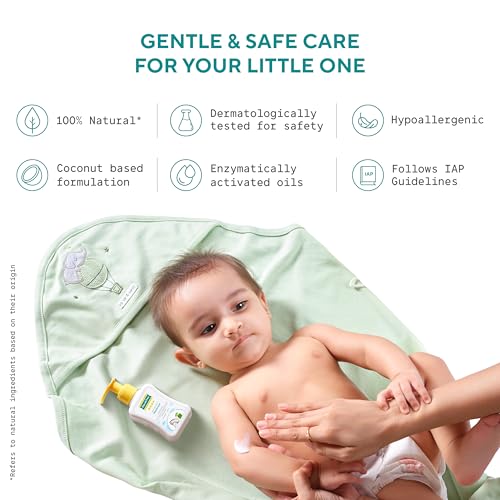EQUALSTWO by Zydus Baby Moisturizer, 100ml, 100% Natural Coconut based Daily Baby Skin Care Body Lotion for Nourishing Skin, All Skin Types, PH 5.5, Dermatalogically Tested, No Parabens No Sulphates, (Pack 1) - Image 5