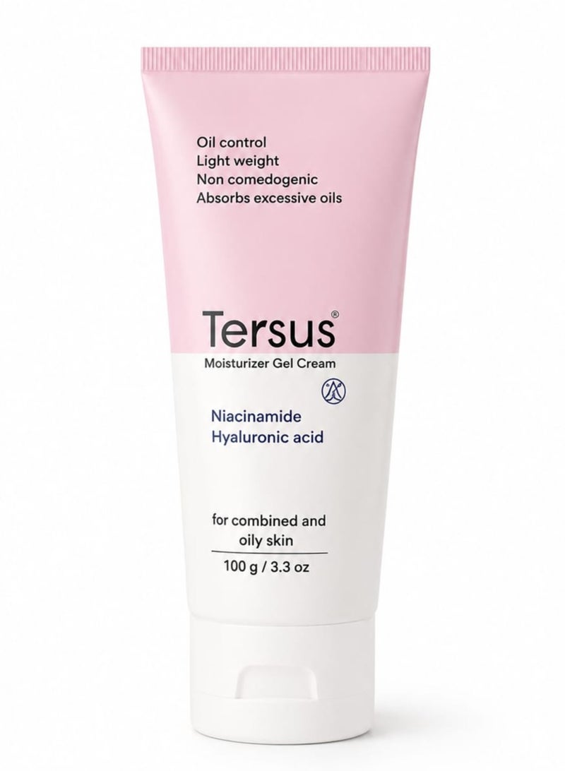 Oil Control Moisturizing Gel Cream with Hyaluronic Acid and Niacinamide for Oily and Combination Skin - 100g