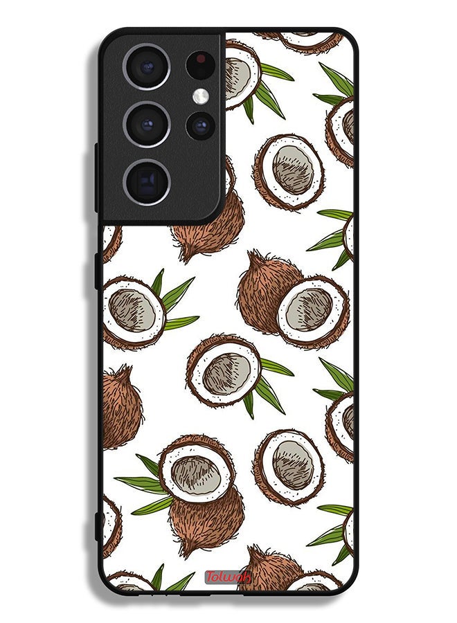 Tolwak Samsung Galaxy S21 Ultra 5G Protective Case Cover Coconut - Image 3