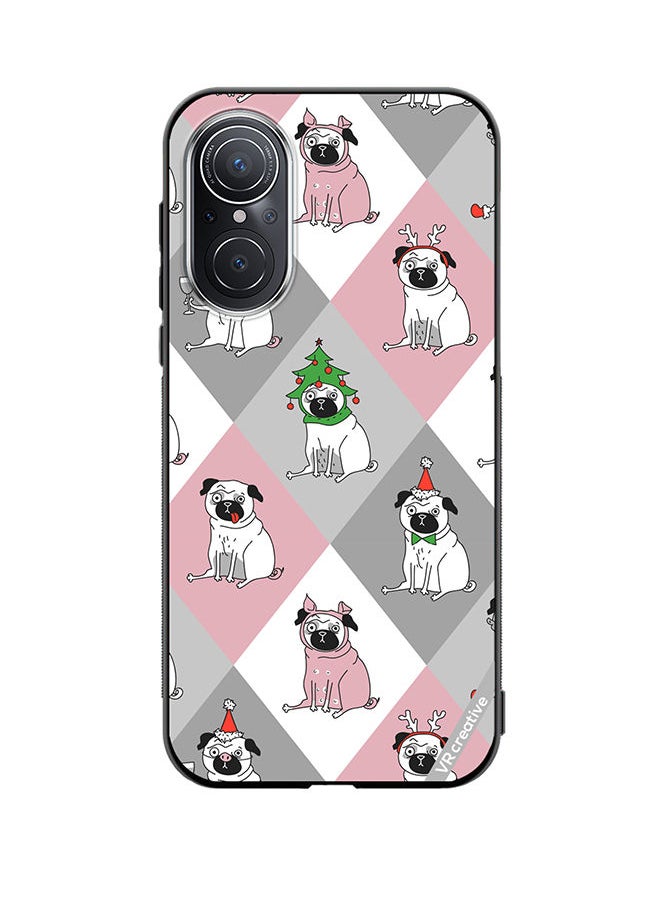 VR CREATIVE Protective Case Cover For Huawei Nova 9 SE Dogs Design Multicolour  - Image 1