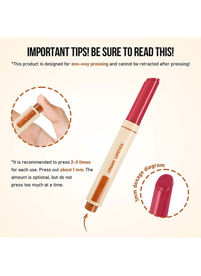Julystar Color Changing Lipstick-Long Lasting Nourishing Moisturizing Lip Stick#04  - Image 3