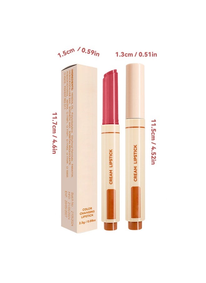 Julystar - Color Changing Lipstick-Long Lasting Nourishing Moisturizing Lip Stick#04 - Image 1