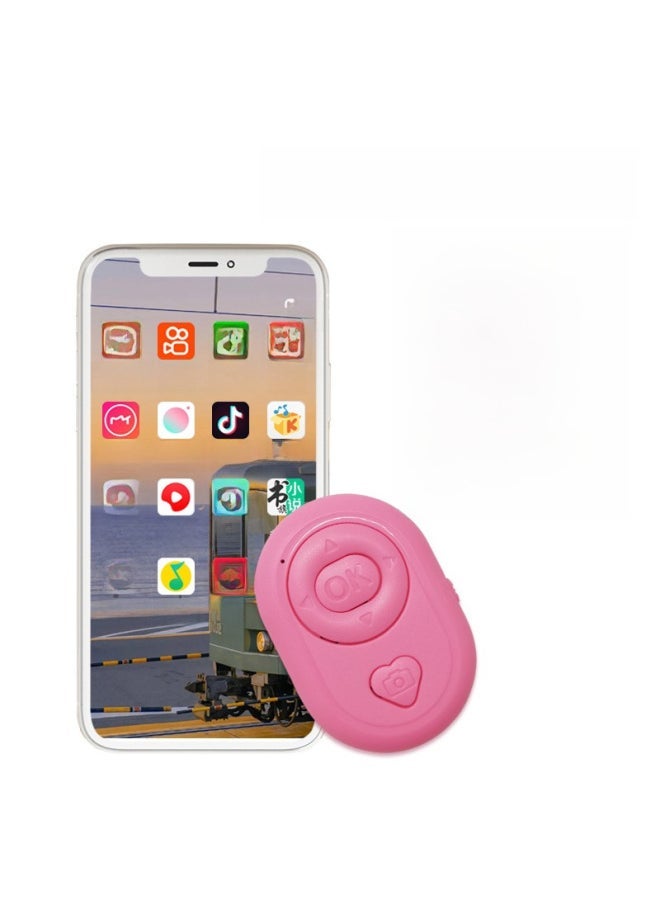 2021 Smart Tremolo Remote Control Short Video Click Page Remote Photo Wireless Bluetooth Remote Control-Color:Pink (OPP Bag + Instruction) - Image 2