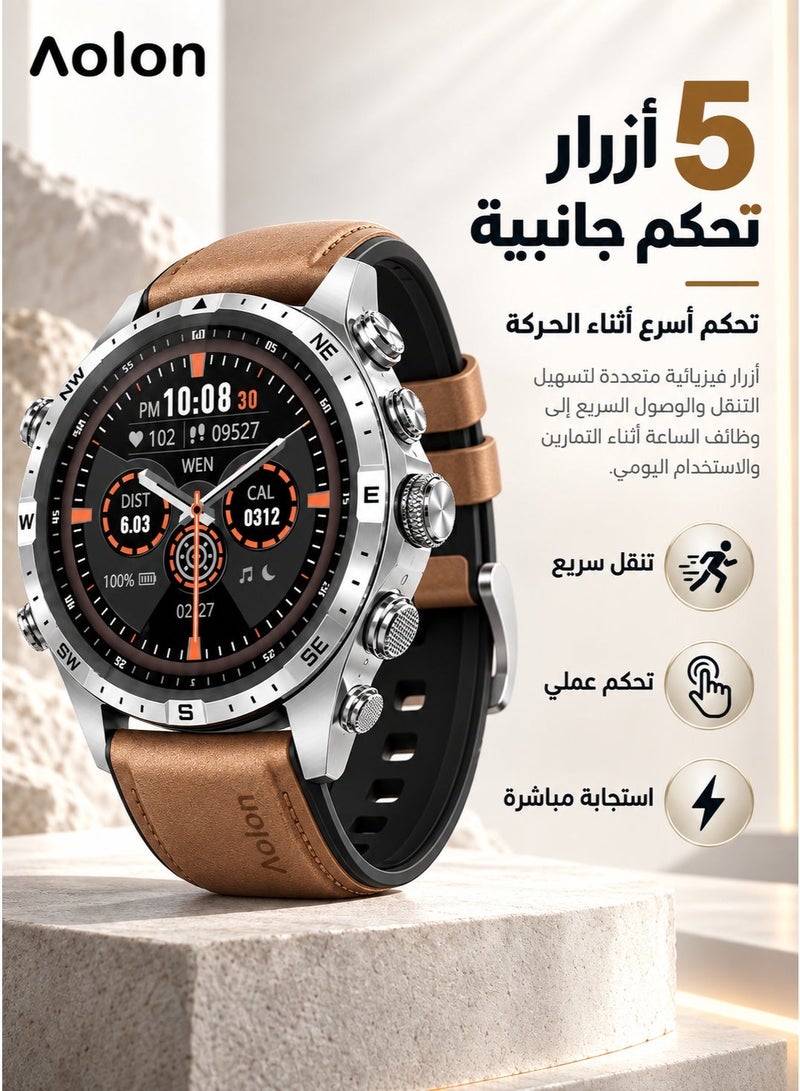 Aolon GT5 PRO Smartwatch – 1.6" HD Display – Bluetooth Calling – Compass – 100+ Sports Modes – IP67 Waterproof Smart Watch - Image 4
