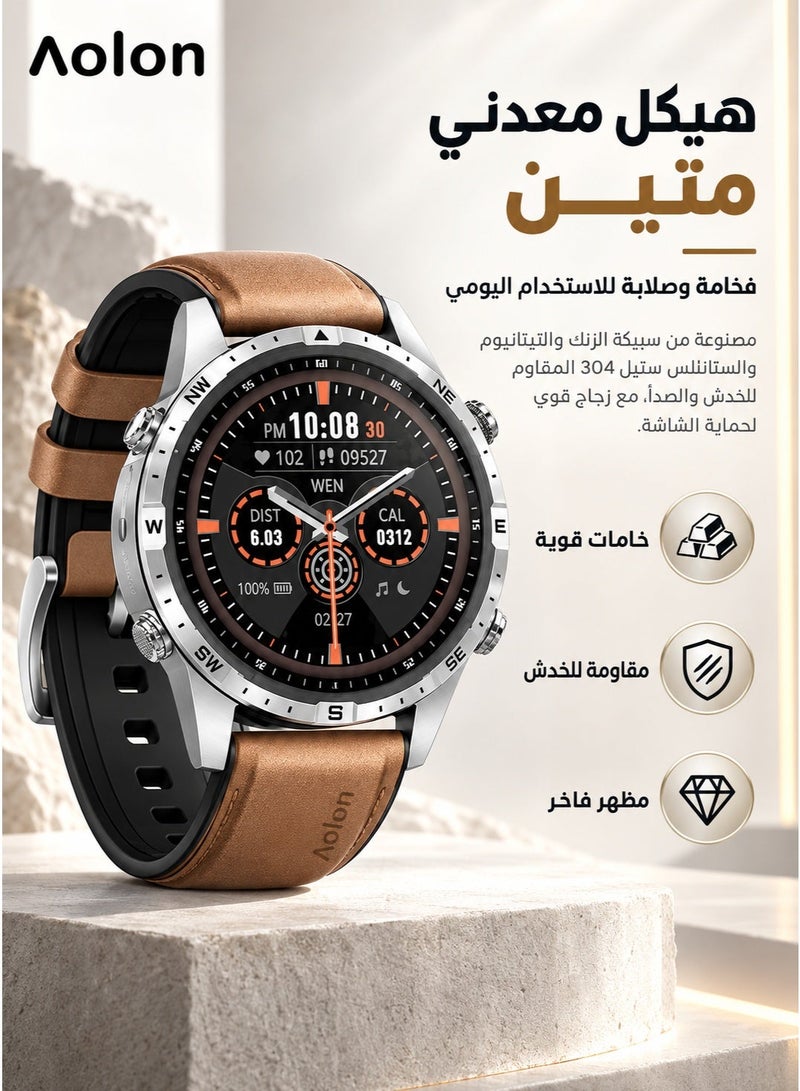 Aolon GT5 PRO Smartwatch – 1.6" HD Display – Bluetooth Calling – Compass – 100+ Sports Modes – IP67 Waterproof Smart Watch - Image 2