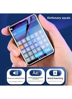 Generic 学生版mp3屏mp4随身听外放蓝牙迷你款触屏英语看小说听歌豪保其他-机身颜色:2.4寸触摸屏黑【蓝牙5.4-发声词典/加大电池】-内存容量:128GB 已下载好热门资源（歌曲+小说）-官方标配+【HiF  - Image 5