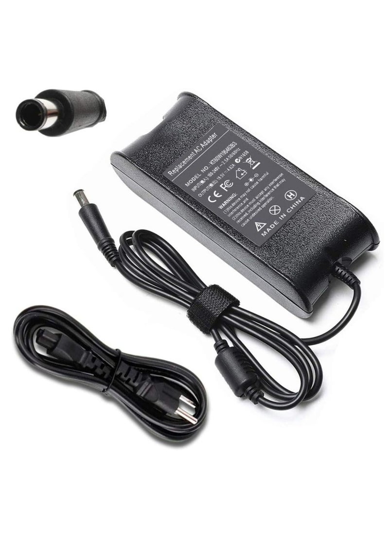 Terabyte AC Charger Compatible with Dell Inspiron 17R N7110 N5110 1720 1537 1564 N4110 3721 6000 6400 Latitude E6410 E4310 3450 3543 E4300 E6220 E6400 E6510 XPS M1330 M1530 Studio 1737 1558  - Image 1