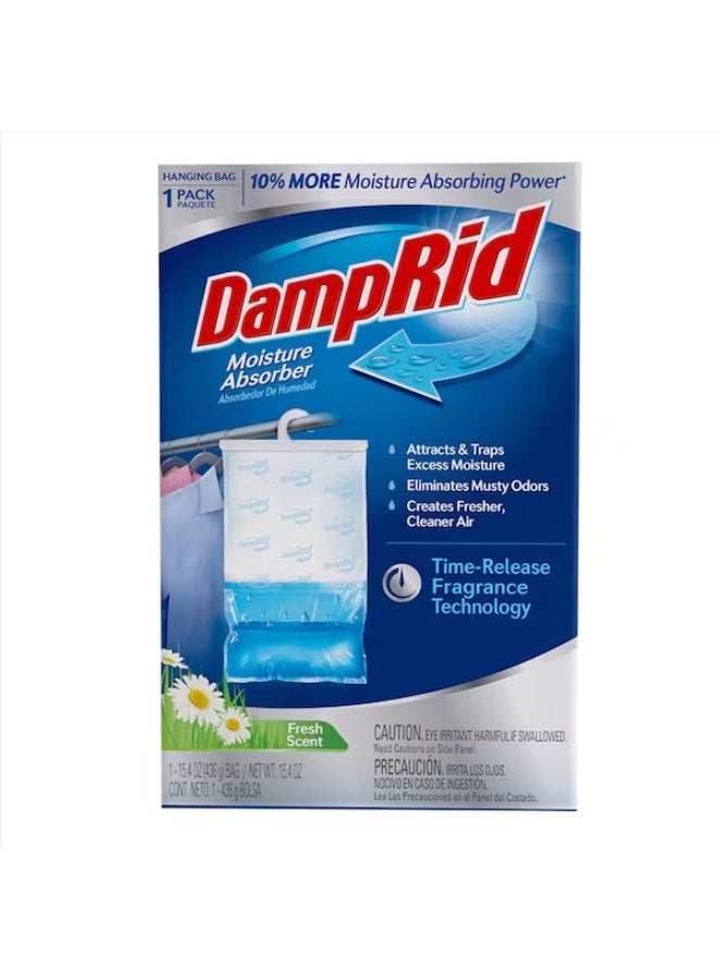 Damp Rid دامبريد مزيل الرطوبة برائحة منعشة، للتحكم في الرطوبة ومزيل للرطوبة، يمنع العفن والعفن الفطري والروائح الكريهة، للاستخدام في المنزل، الخزانة، الحمام والتخزين - Image 1