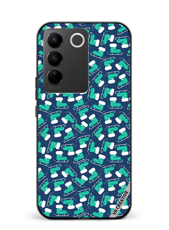VR CREATIVE Protective Case Cover For Vivo V27e Mix Pattern Design Multicolour - Image 1