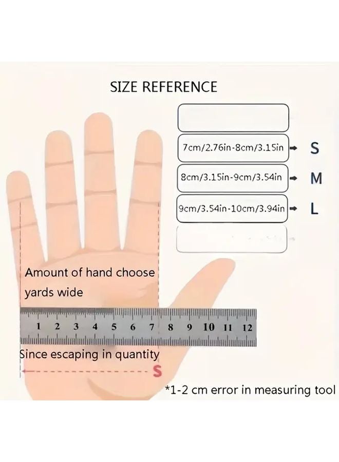 50 Pcs Black Disposable Nitrile Gloves Powder Free Latex Free For Tattoo Salon Kitchen - Image 3