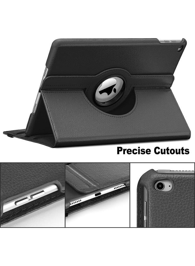 ELTRAZONE 360 Degree Rotating Case Cover for iPad 9.7 (2018/2017), iPad Air 2, iPad Air - Auto Sleep/Wake - Black - Image 4