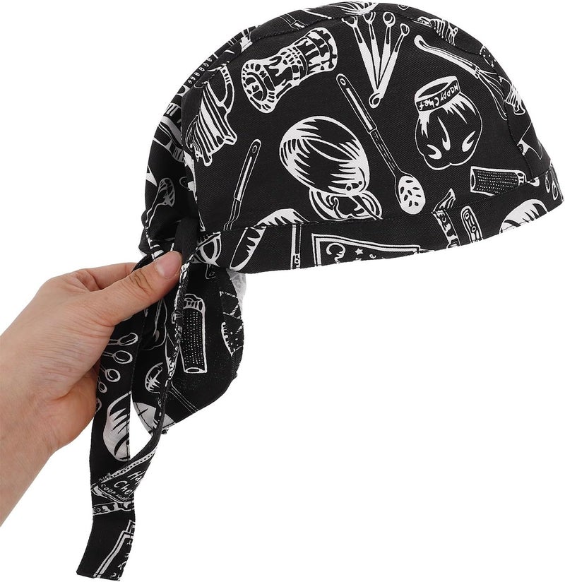 SAFIGLE Adjustable Black Chef Hat Unisex Cooking Kitchen Cap for Men Women Food Service Tall Chef Beanie - Image 3