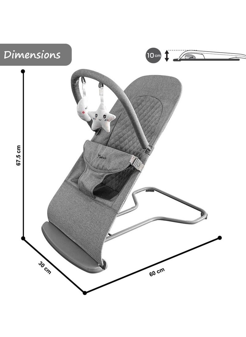 3-Stage Baby Bouncer Recliner Seat Grey - pzsku/Z65175255A5BF3E9A3371Z/45/_/1679902329/6d6061c2-c023-48bb-b8df-ab0917e34c06