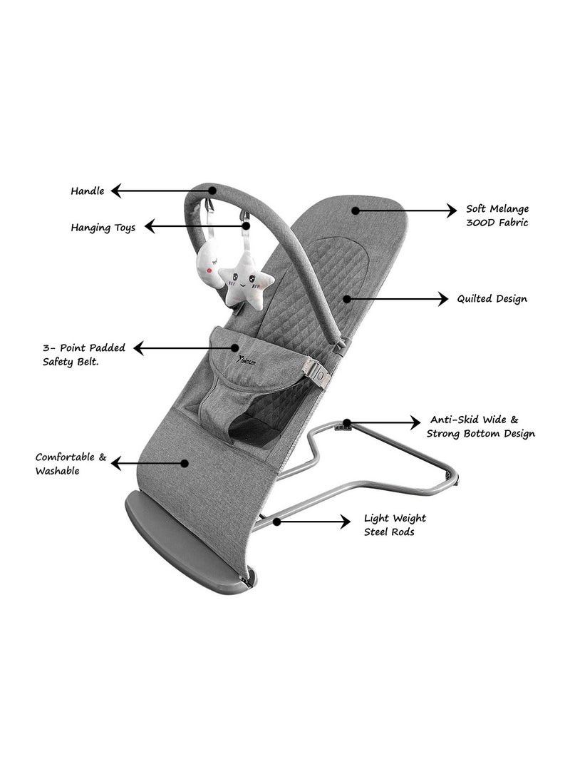 3-Stage Baby Bouncer Recliner Seat Grey - pzsku/Z65175255A5BF3E9A3371Z/45/_/1723188666/095cbd69-ea6b-4f3d-bc8a-78b4177381b2
