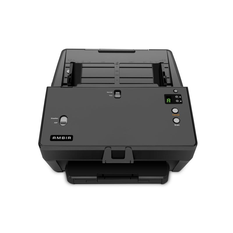 AMBIR nScan DS1060AS 60 ppm HighSpeed Document Card and Passport Scanner 9 Programmable scan Modes SupportsColor BlackWhite Grayscale Versatile DoubleSided scanning USB Windows ONLY - Image 2