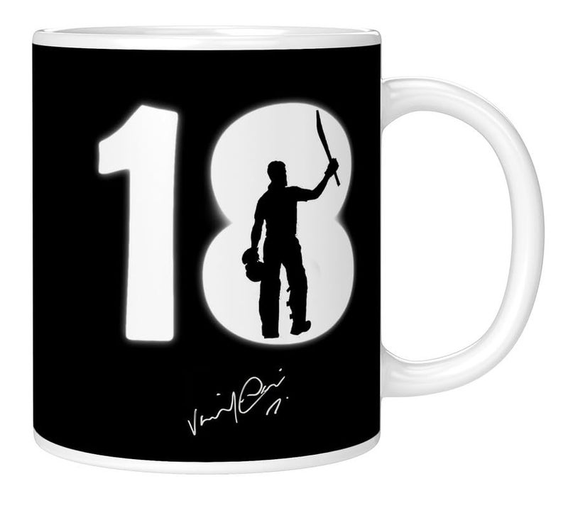 PrintingZone Compatible Print with Virat Kohli Mug Printed Cup Microwave Safe Ceramic Coffee Mug 350ml Pack of 1NDM217 - Image 3