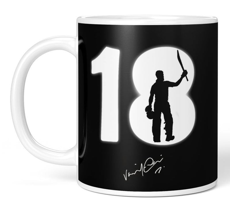 PrintingZone Compatible Print with Virat Kohli Mug Printed Cup Microwave Safe Ceramic Coffee Mug 350ml Pack of 1NDM217 - Image 5