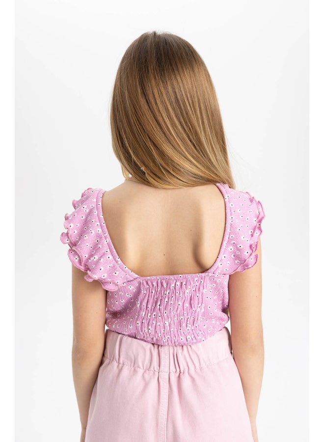 DeFacto Girl Slim Fit Sleeveless Knitted Top  - Image 4