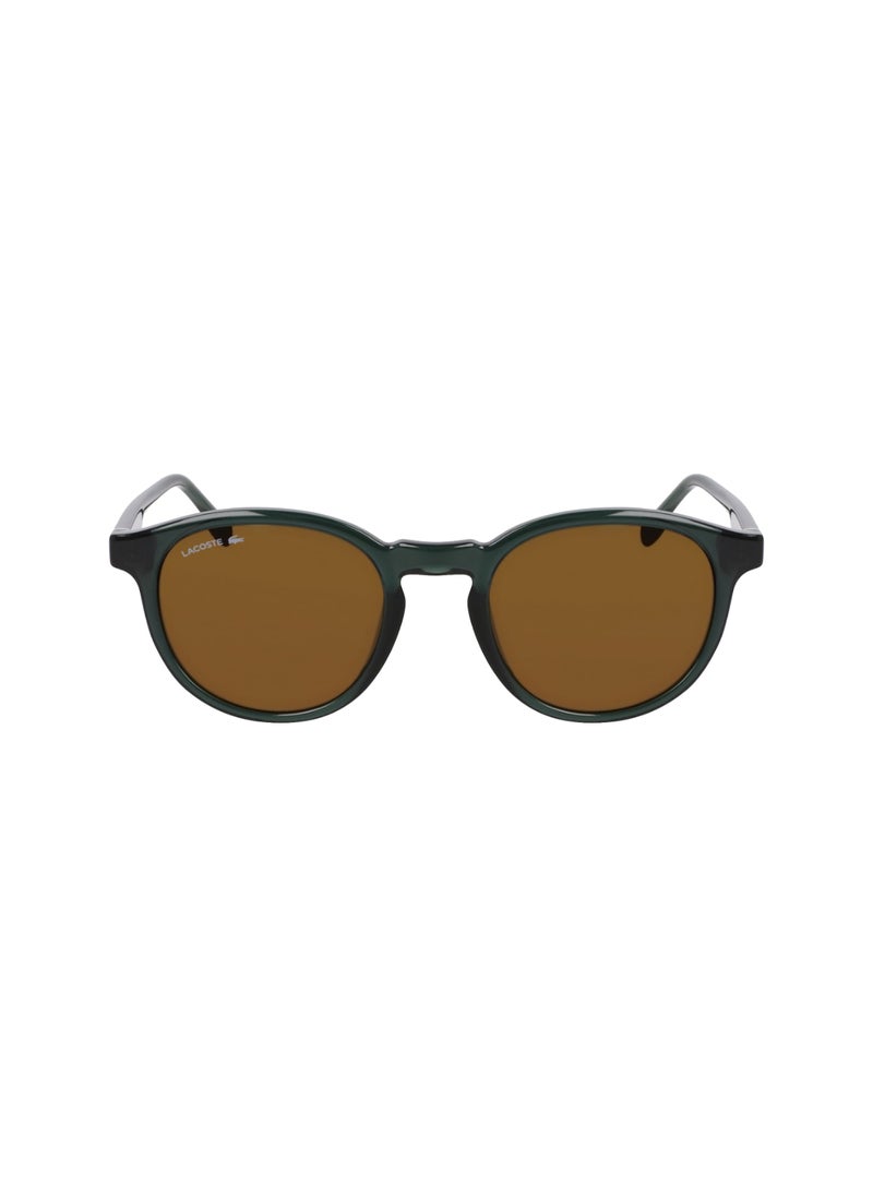 LACOSTE FULL RIM BIO INJ-G820 ROUND LACOSTE SUNS L6030S  5021 (301) TRANSPARENT GREEN  - Image 1