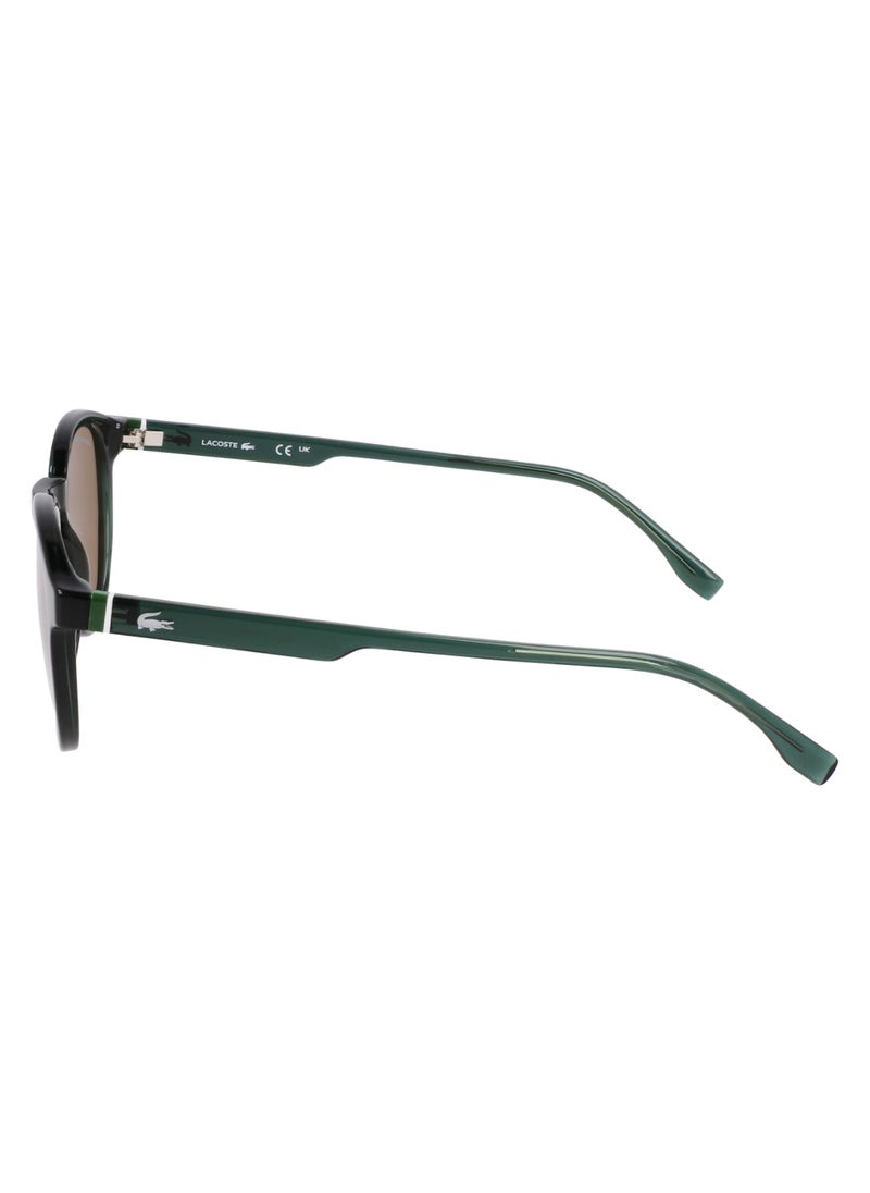 LACOSTE FULL RIM BIO INJ-G820 ROUND LACOSTE SUNS L6030S  5021 (301) TRANSPARENT GREEN  - Image 4