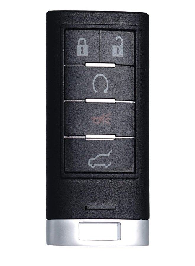 SUPALAND Key Fob Replacement Fits for Cadillac SRX 2010 2011 2012 2013 2014 2015 ATS XTS 2013-2014 ELR Push Start Button Smart Proximity Keyless Entry Remote Control NBG009768T 22865375 5 BTN - Image 1