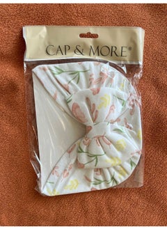 Punch Passion Cotton Baby Bonnet/ Baby Bandana/ Ribbon Baby Bonnet/ Baby Headgear 