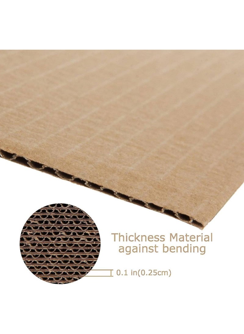 BPA - 50 Pack Cardboard Sheets 11 x 16.5 Inches Cardboard Sheets Flat Cardboard Inserts for Crafts Packing Mailing Art Project 2mm Thick - Image 1