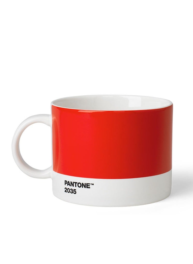 Begin Your Morning Tea Cup – Red