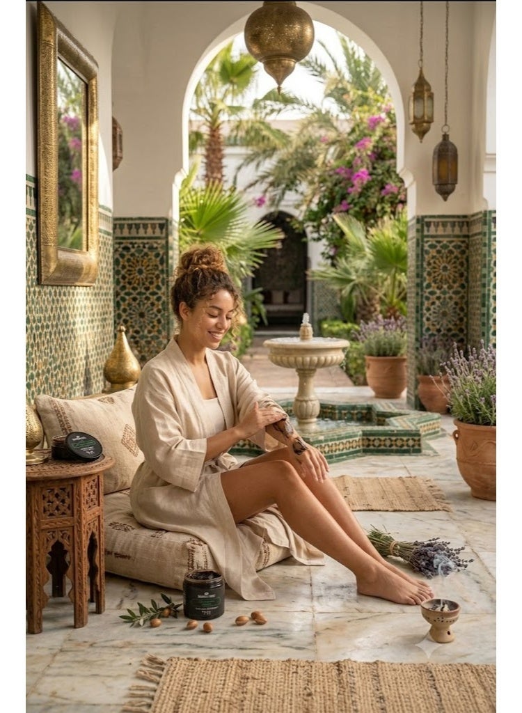 PBS Original Moroccan House Soap with Olive Oil - Deep Cleansing and Skin Brightening (Highest Quality) - Image 4