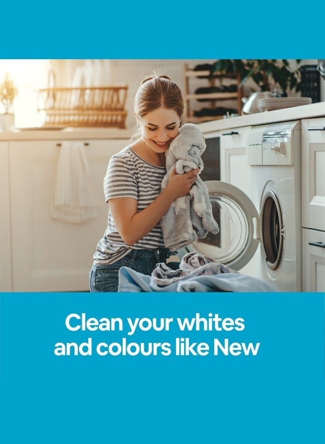 كليني جيني جل غسيل سائل باور جل طويل الأمد، 5 لتر - تركيبة مركزة، يزيل البقع الصعبة ويمنح الملابس إشراقة - Image 2