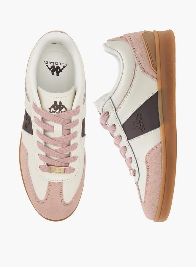 Kappa Women Panelled Leather Sneakers - Image 1
