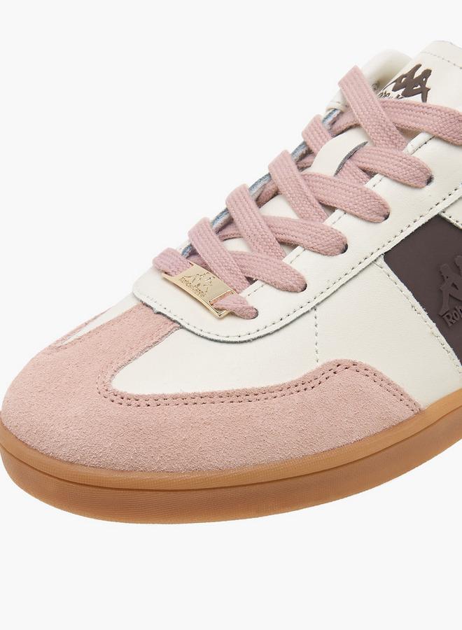 Kappa Women Panelled Leather Sneakers - Image 4