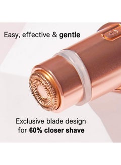 انوبيوت رؤوس بديلة من الجيل الثالث لإزالة شعر الوجه بشكل مثالي، رؤوس حلقية ذات شفرات مزدوجة للوجه للنساء، عبوة من 4 قطع  - Image 4