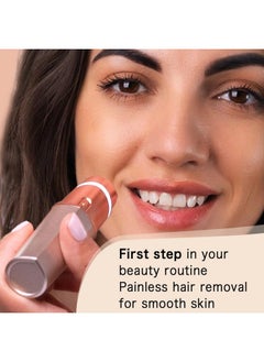 انوبيوت رؤوس بديلة من الجيل الثالث لإزالة شعر الوجه بشكل مثالي، رؤوس حلقية ذات شفرات مزدوجة للوجه للنساء، عبوة من 4 قطع  - Image 3