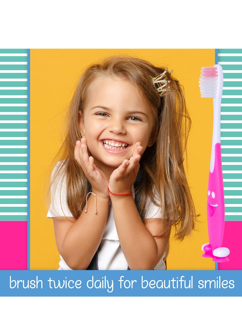 Excefore Kids Toothbrush, Children Soft Bristle Tooth Guard Toothbrush, Easy Grip for Toddlers Size Toothbrush Pack Kids Ages 3+ - Image 5